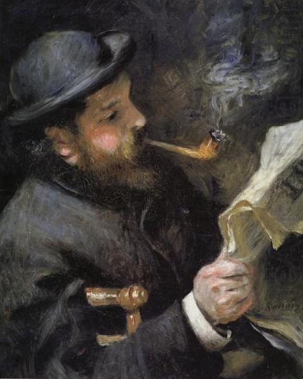 Pierre Renoir Chaude Monet Reading china oil painting image